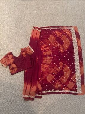 Beautiful Tie Dye Saree